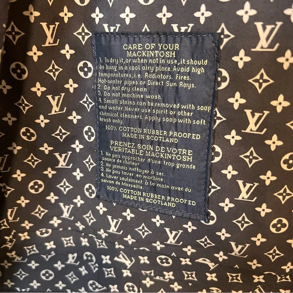 Louis Vuitton Brown Mackintosh Trench Coat Size 42 - Picture 8 of 8